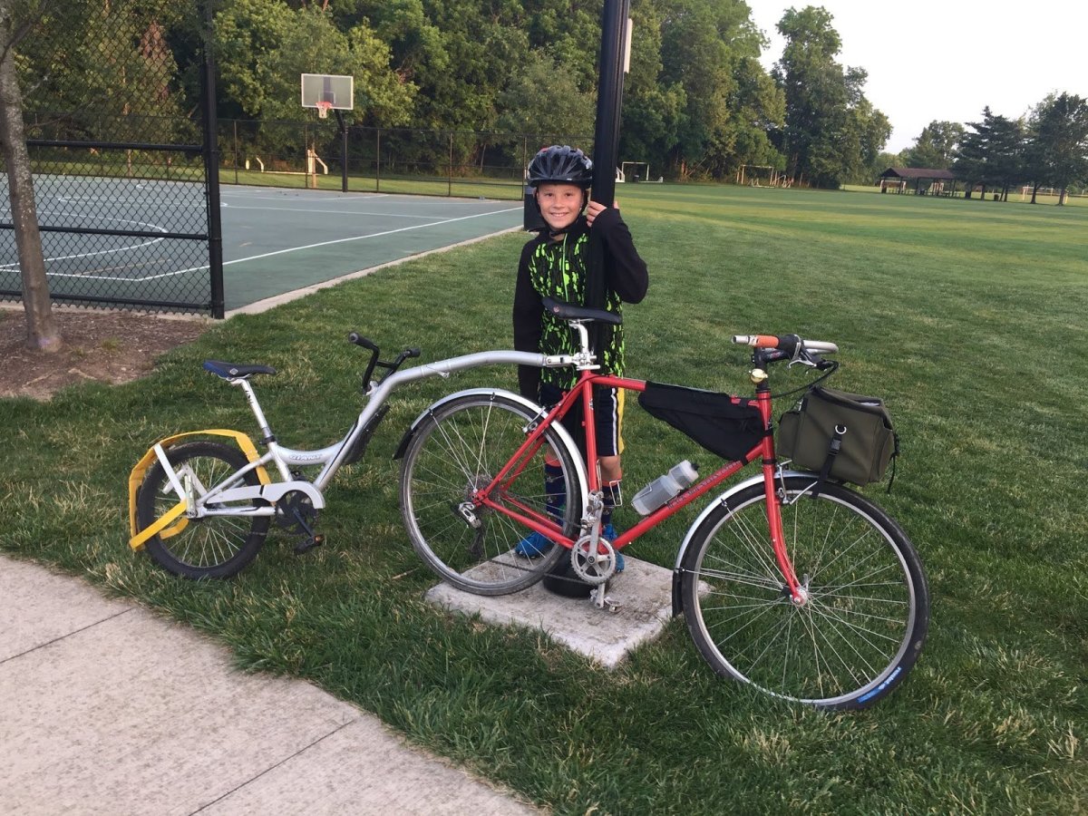 Полувелосипед прицеп