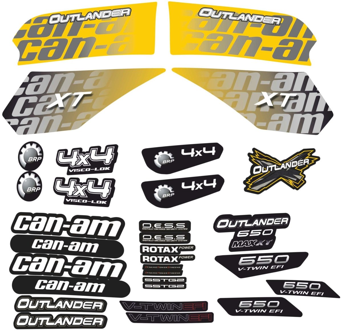 Наклейки BRP g1