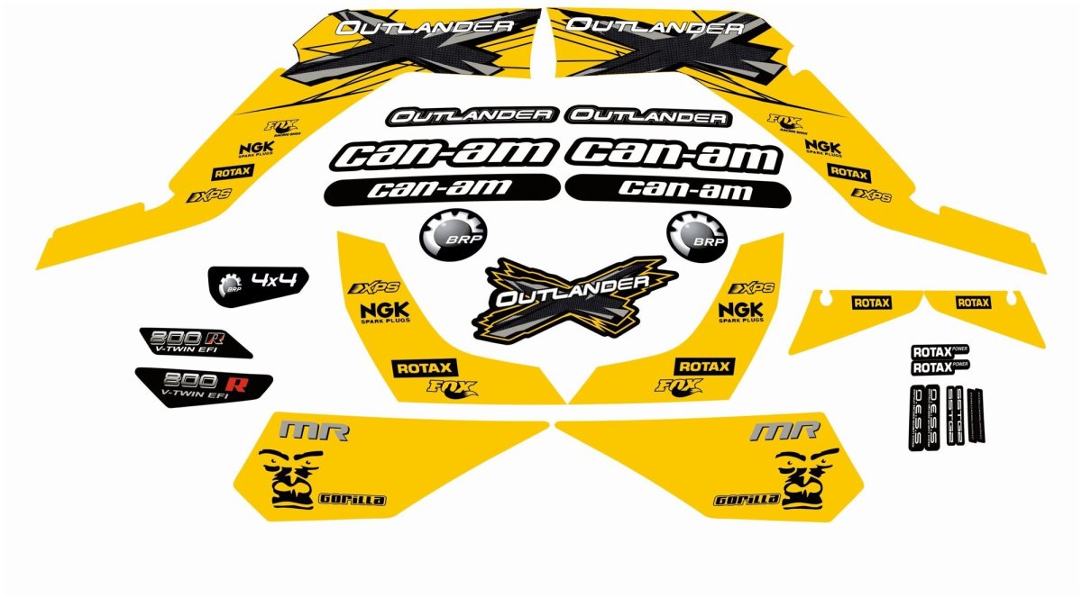 Наклейки на BRP g1 800