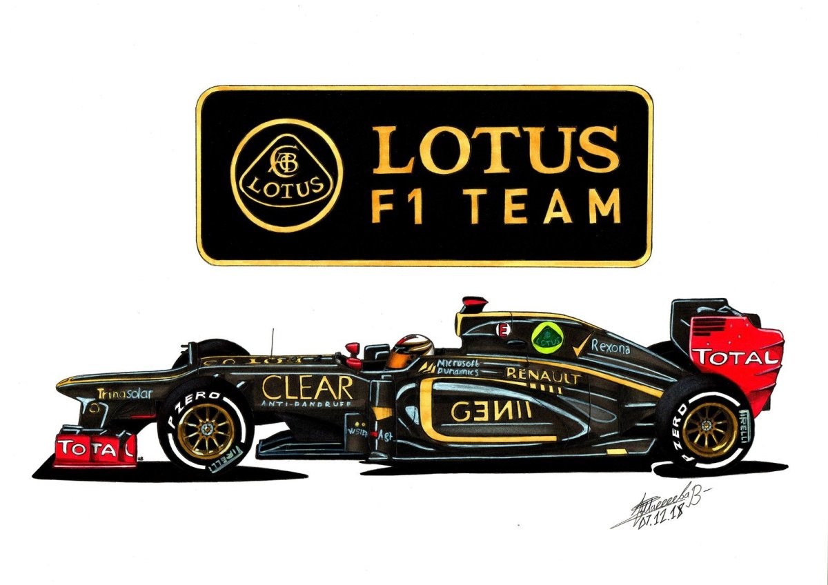 Формула 1 Лотус арт