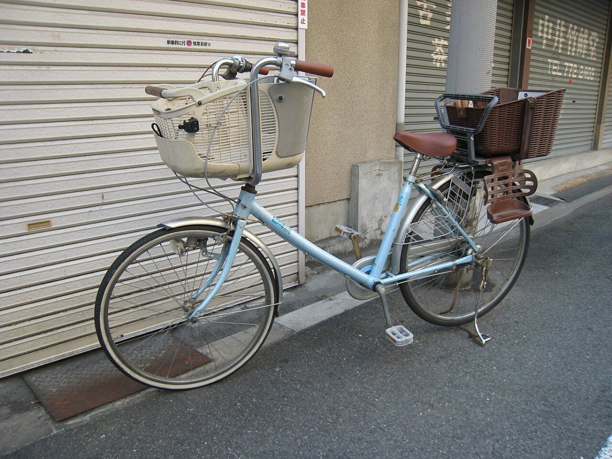 Японские велосипеды с корзиной