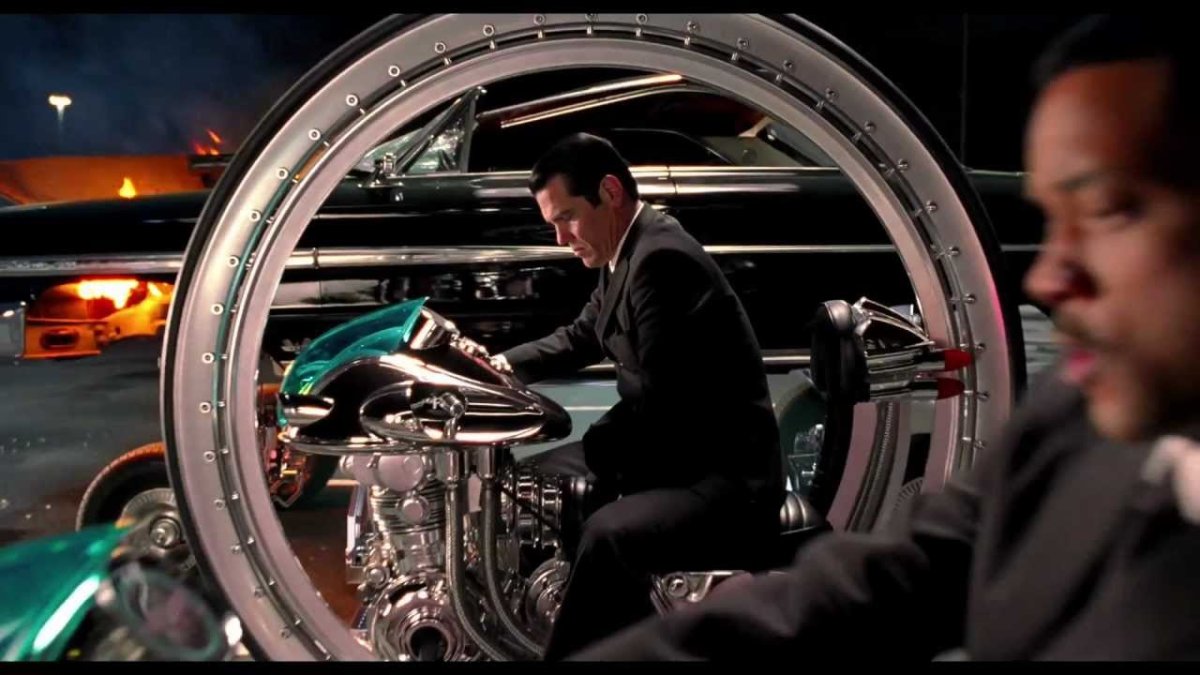 Люди в черном 3 Уилл Смит на башне