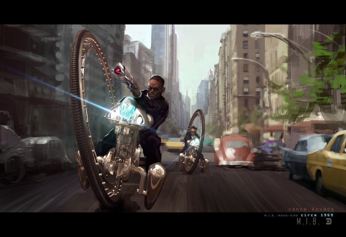 Люди в черном 3 мотоцикл