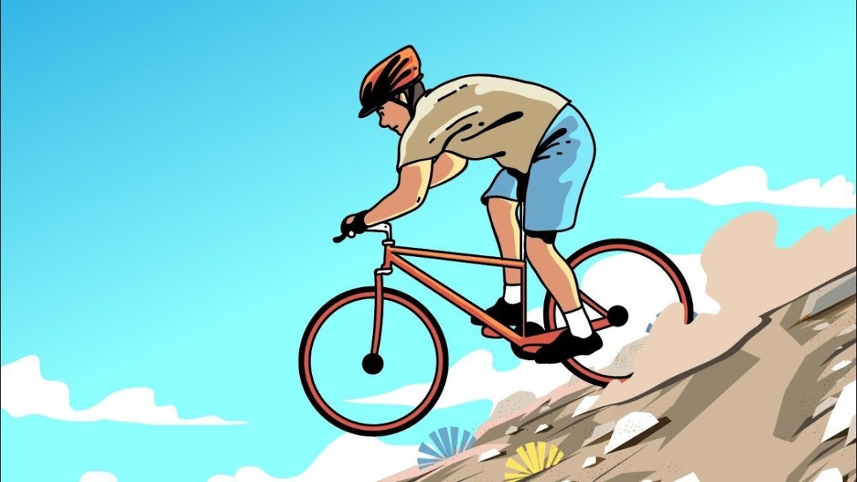 Велосипед иллюстрация