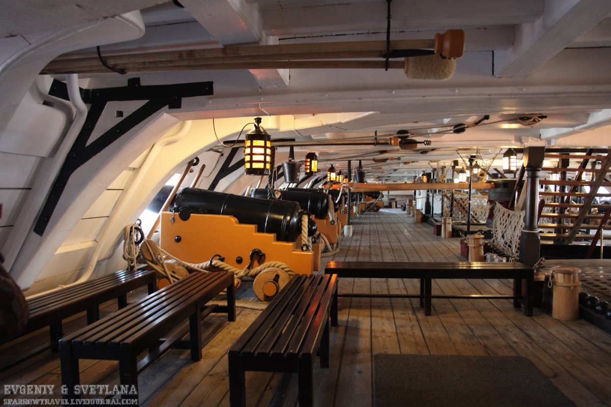 HMS Victory каюта капитана