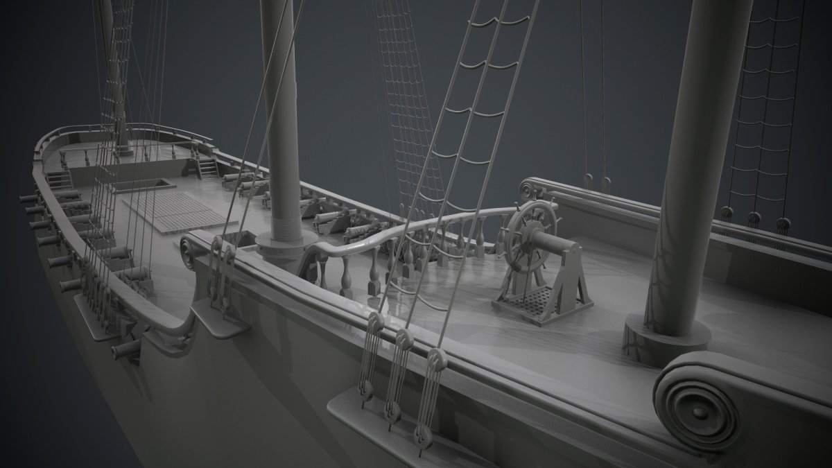 Чёрная Жемчужина палуба