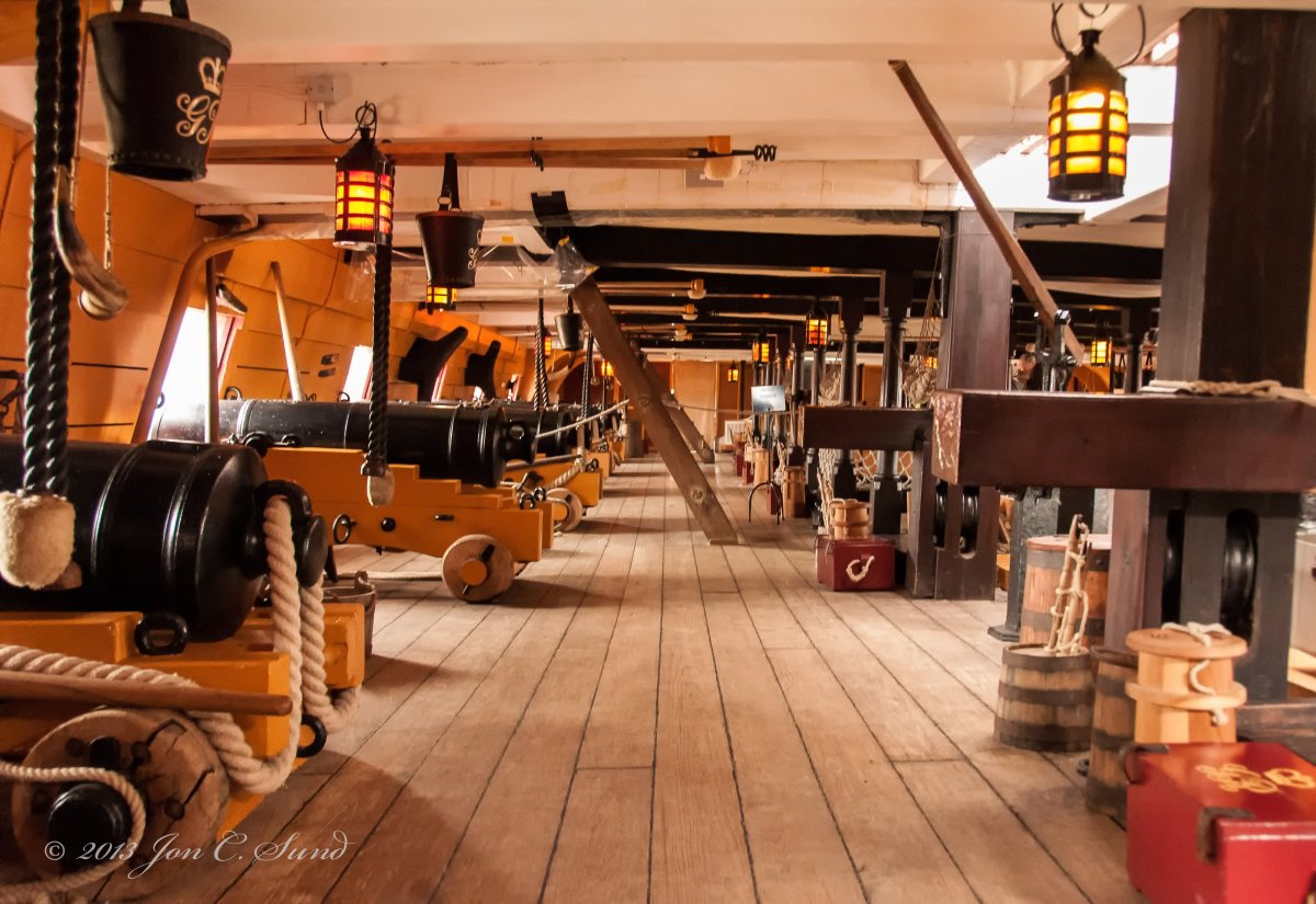 HMS Victory 1765 внутри