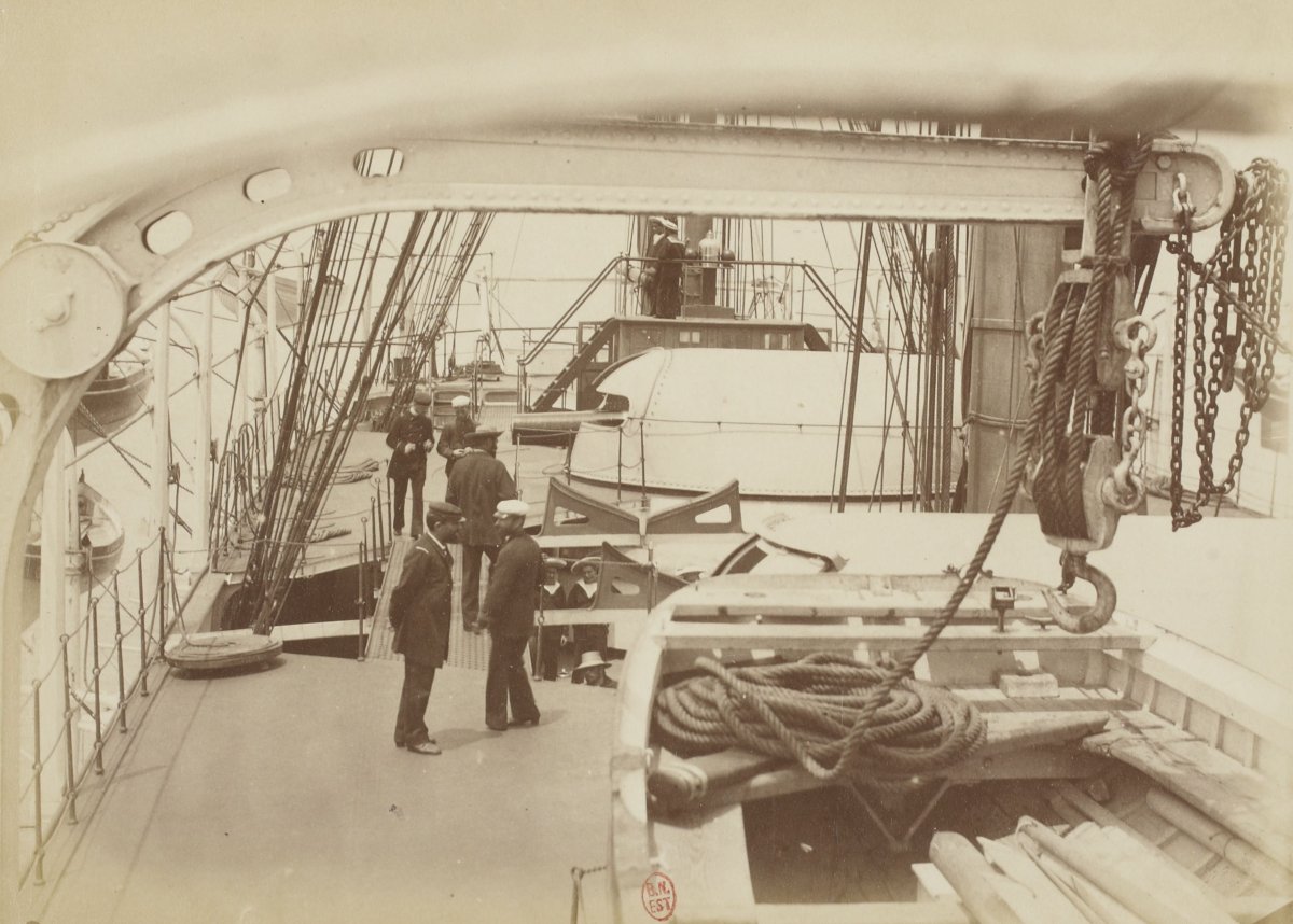 Палуба корабля 19 века