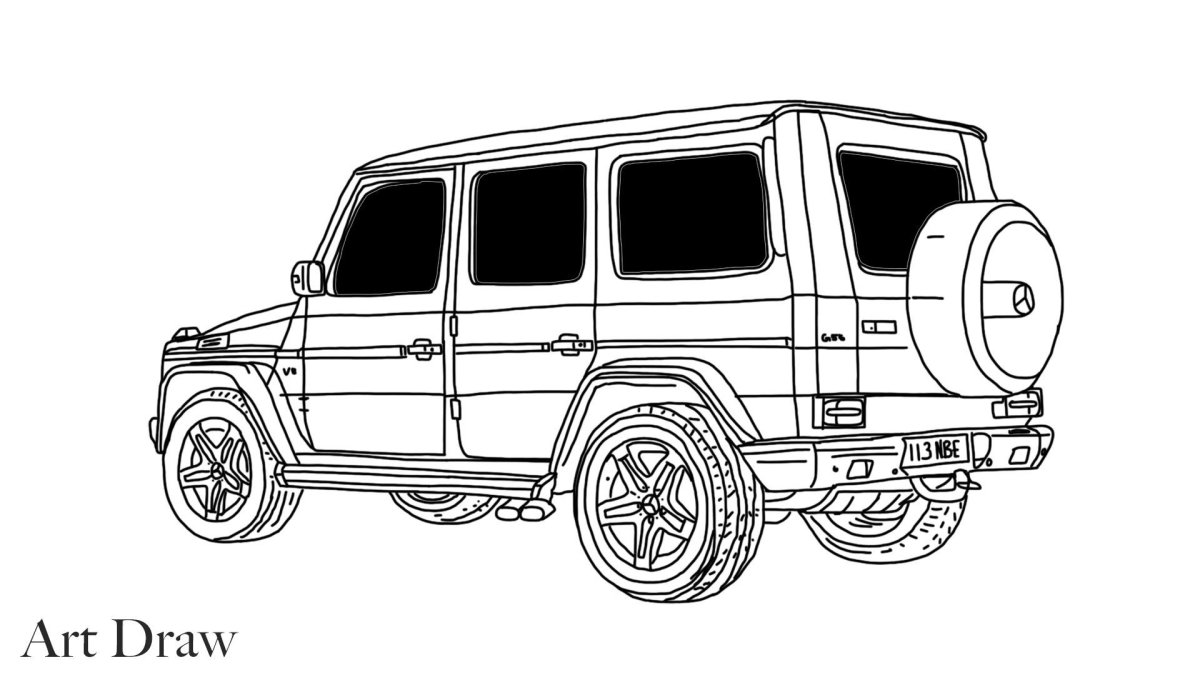 Гелик Брабус раскраска