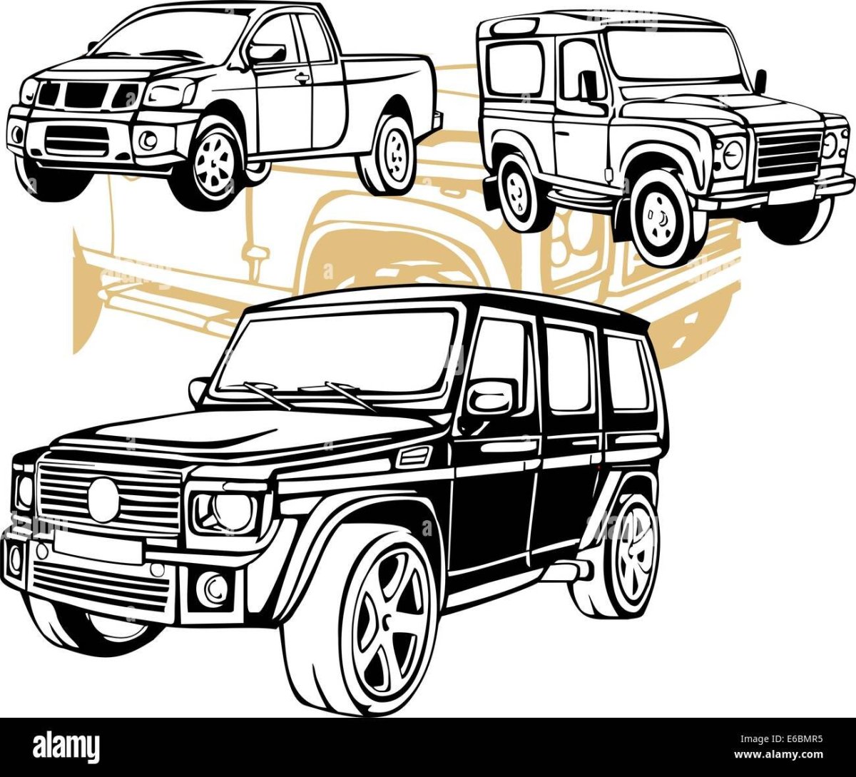 Мерседес Гелендваген вектор