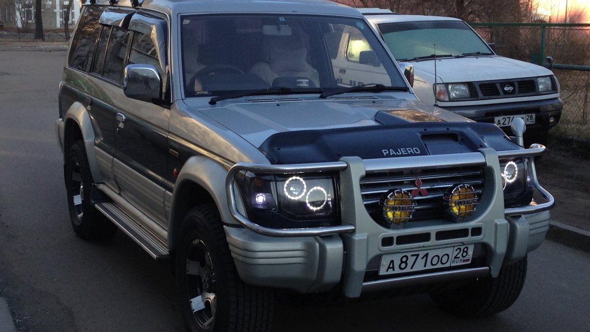 Паджеро 2 с кенгурятником