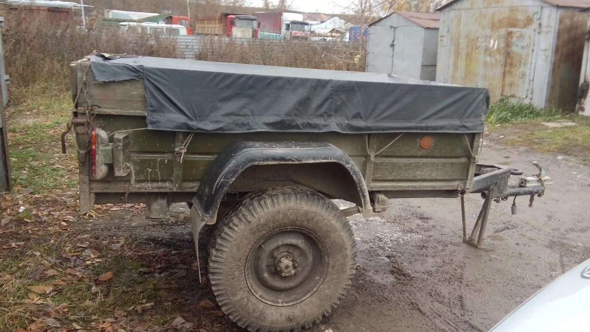 Прицеп ГАЗ 704 номер на раме