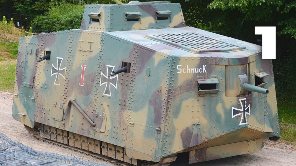 Немецкий танк первой мировой войны a7v