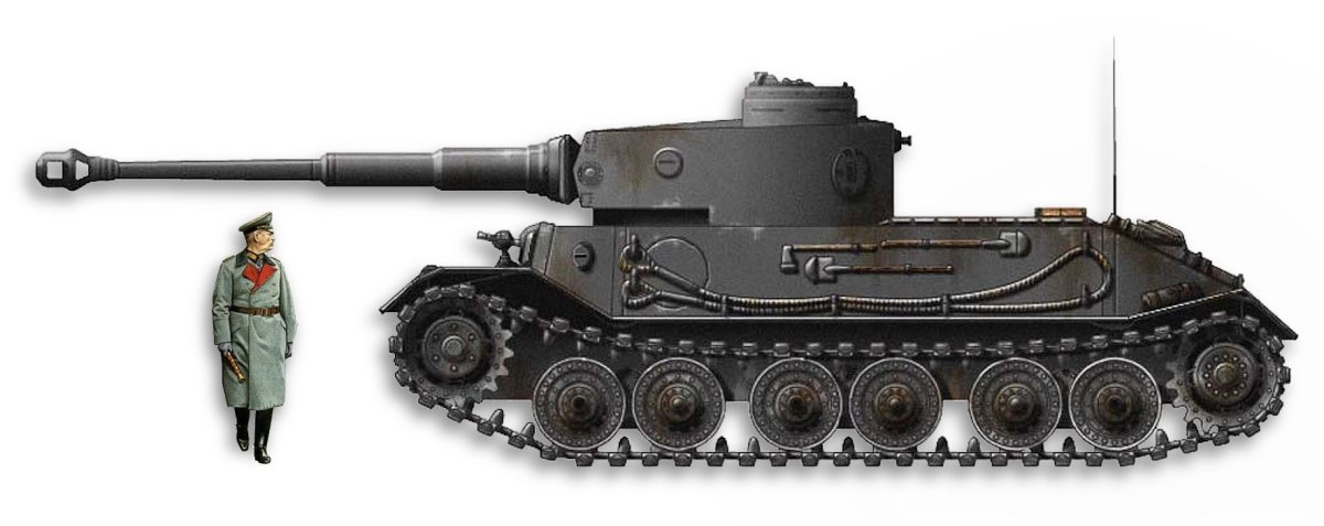 Тигр Порше танк