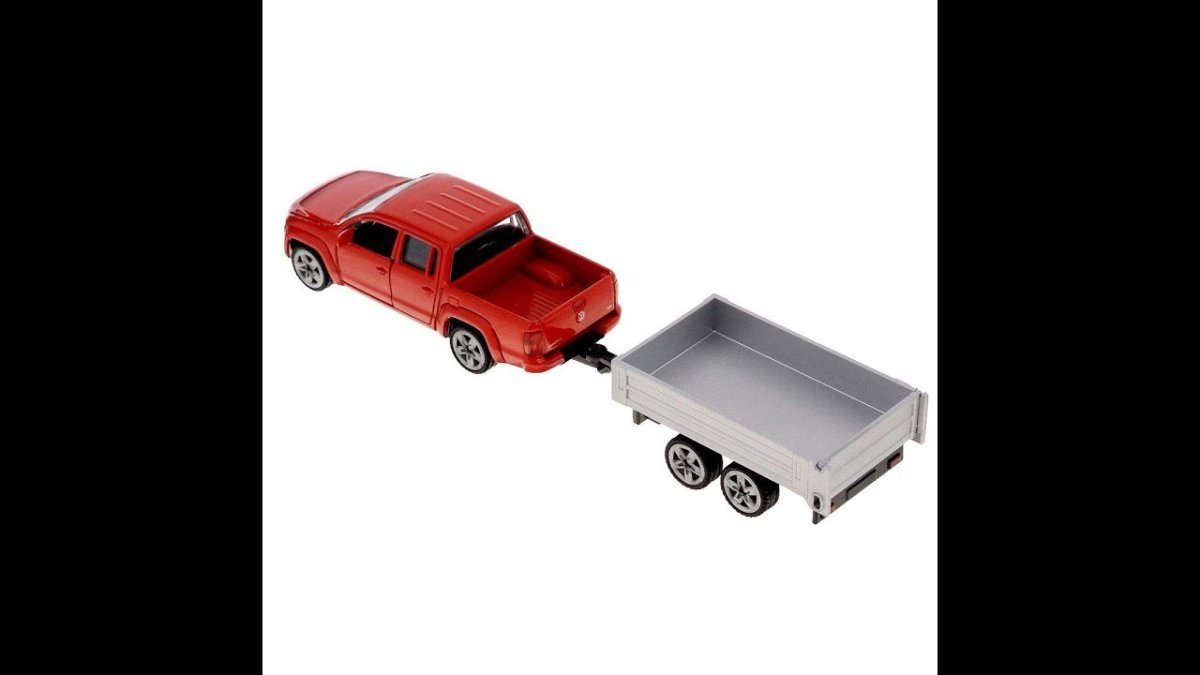 Siku VW t5 с прицепом