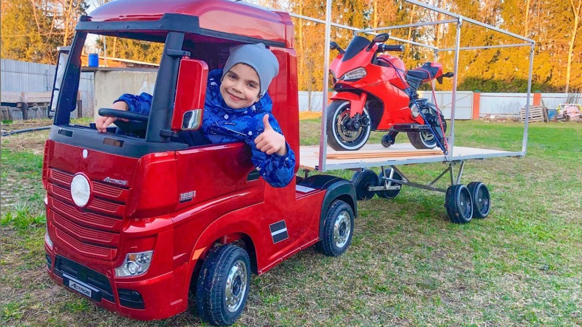 Прицеп для детского электромобиля Actros