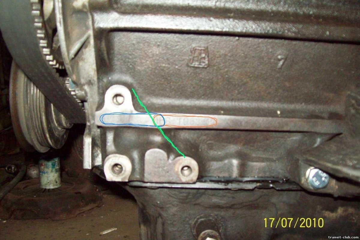 Номер ДВС Форд Транзит 2.2 дизель