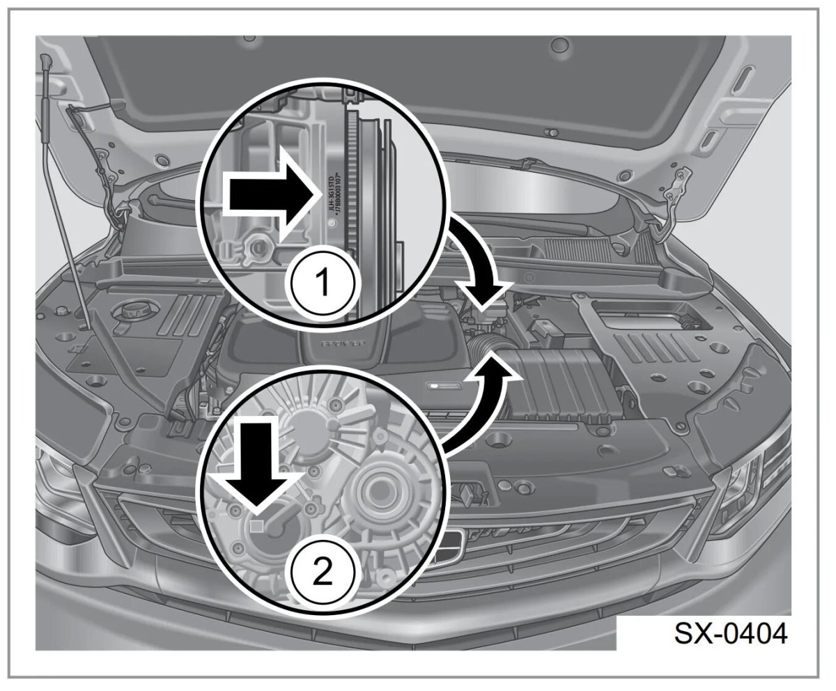 Номер двигателя Geely