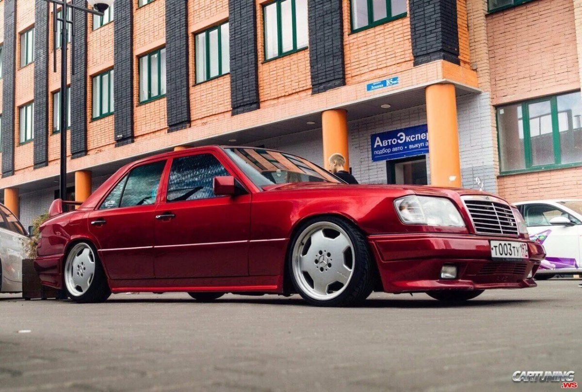 Мерседес w124 stance