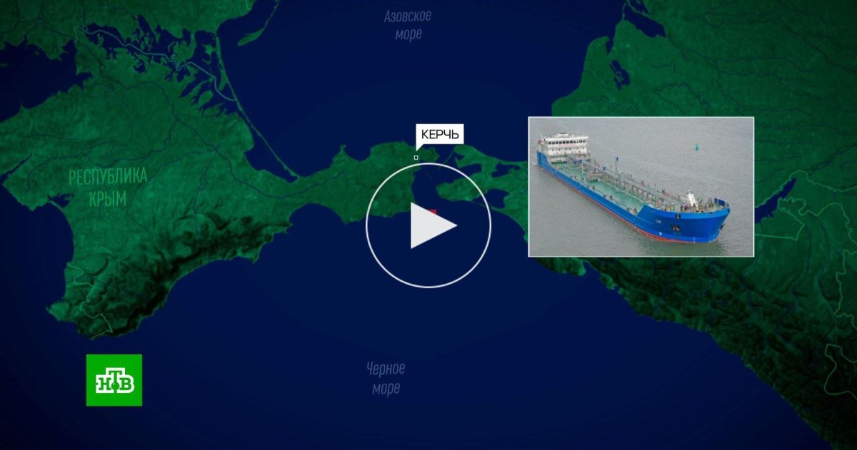 Черное море Керченский пролив