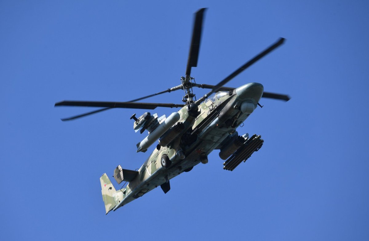 Вертолёт ка-52 чёрная акула