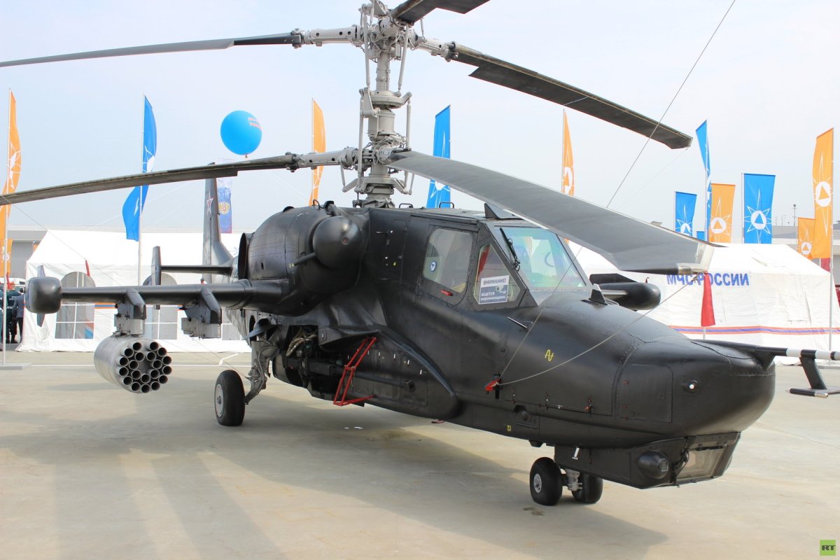 Вертолет ка-50 "черная акула"