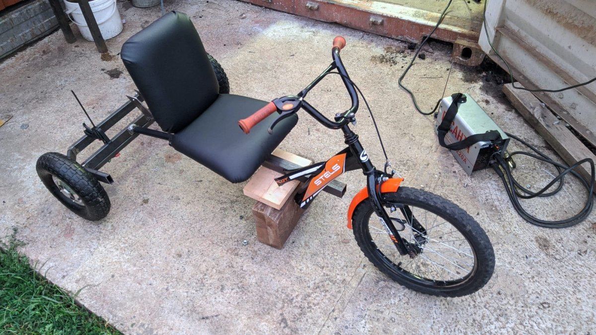 Мопед из гироскутера