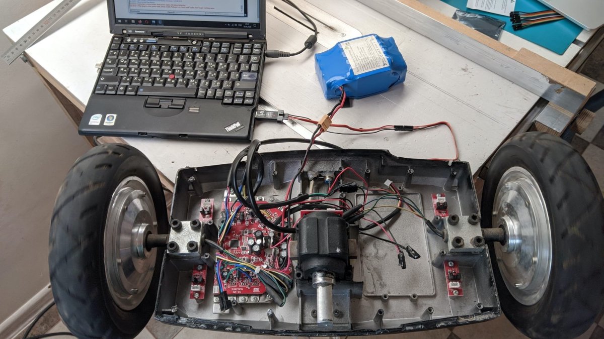 Детский трицикл из гироскутера