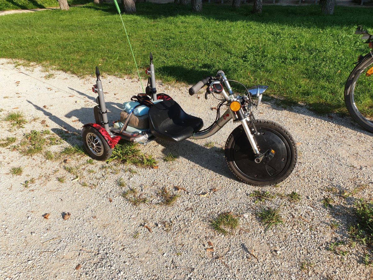 Трайк из гироскутера