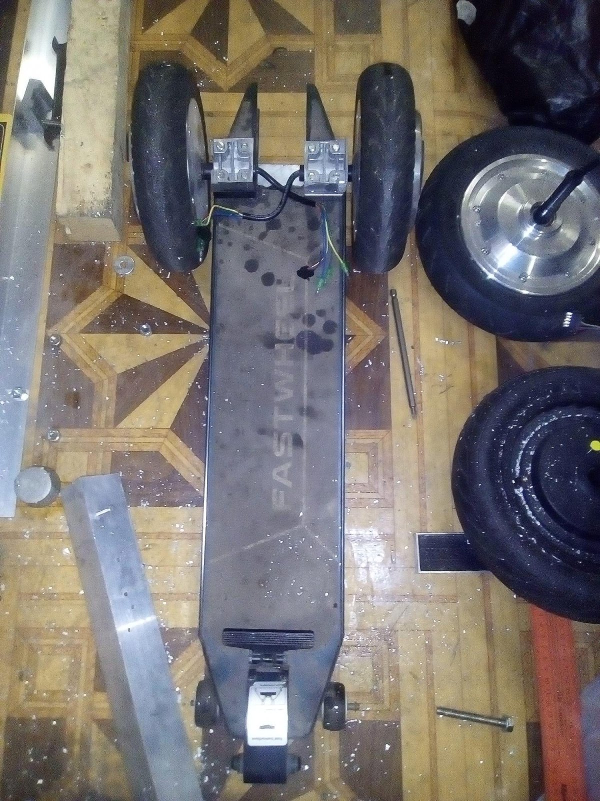 Трайк из гироскутера своими руками