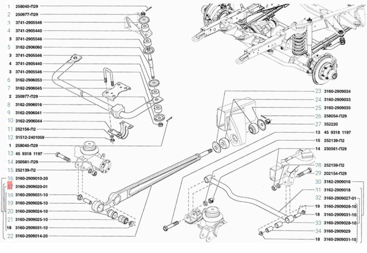 Стабилизатор передней подвески УАЗ Патриот