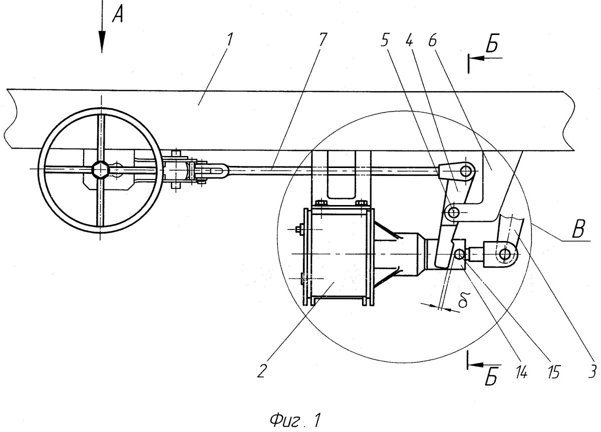 Стояночный тормоз грузового вагона чертеж