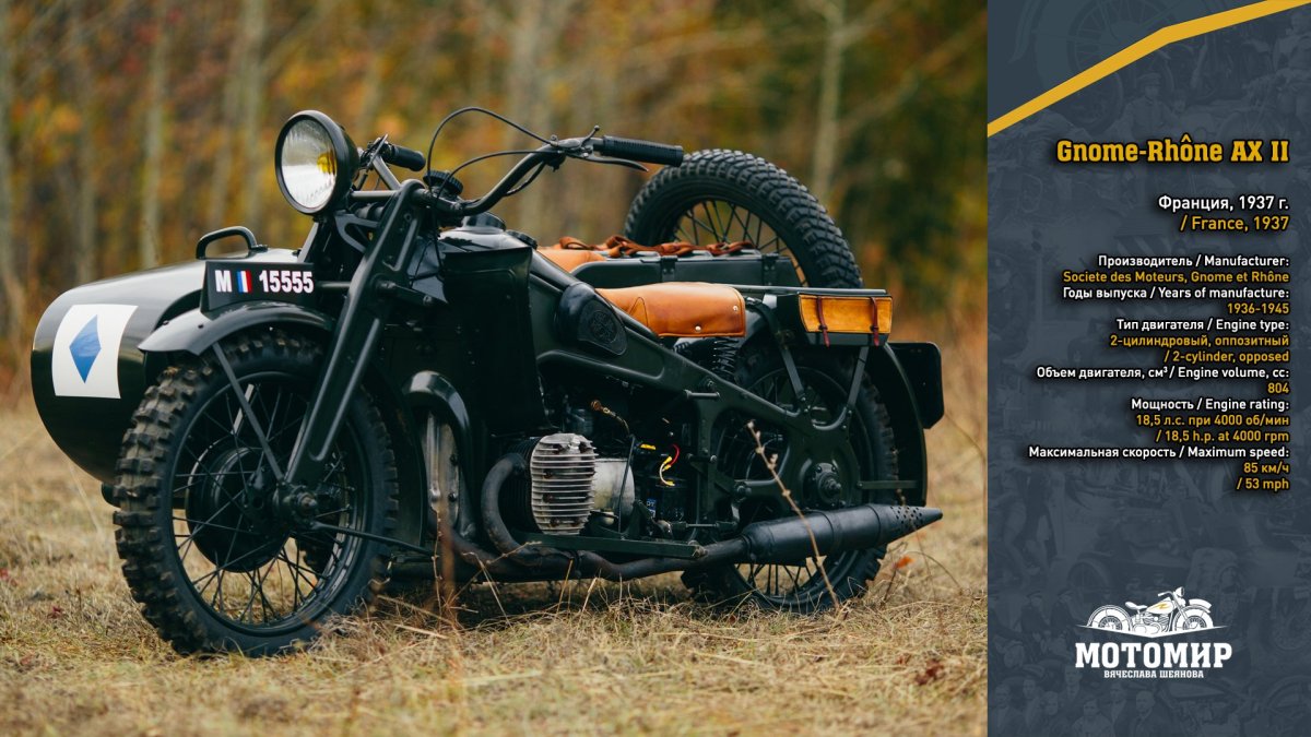 Gnome Rhone мотоцикл