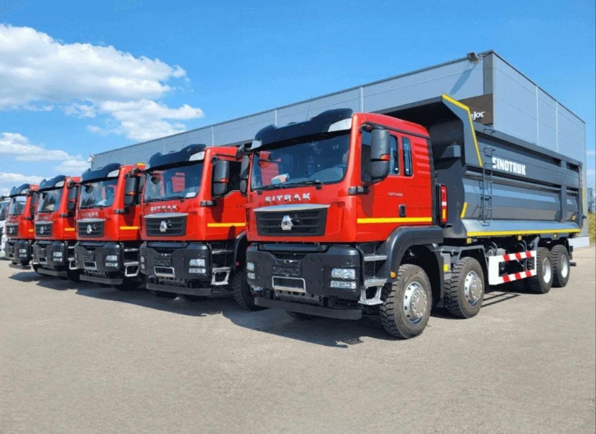 Самосвал Ситрак 8х4 c7h