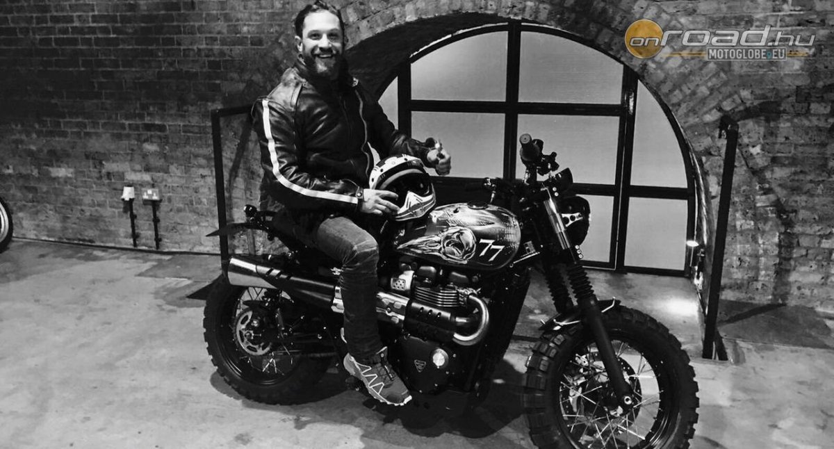 Том Харди на Triumph