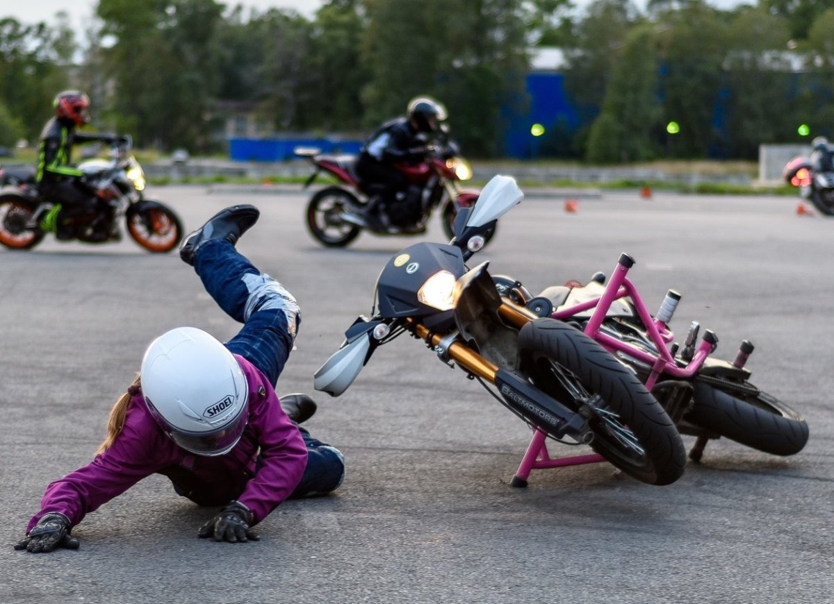 Вождение мотоцикла