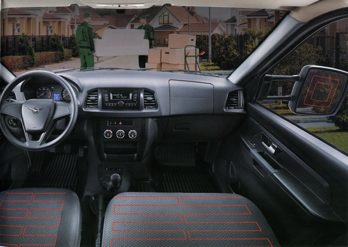 Панель УАЗ профи