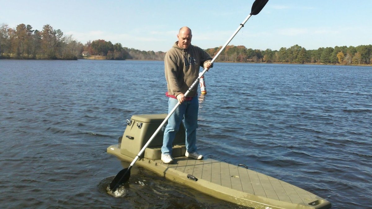 Лодка с веслами