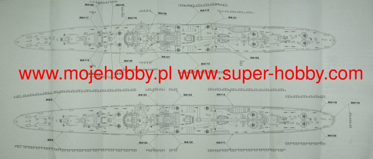 Линкор Аризона чертежи