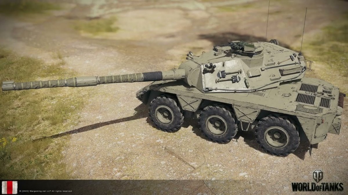 Колесный танк Британии 10 уровня