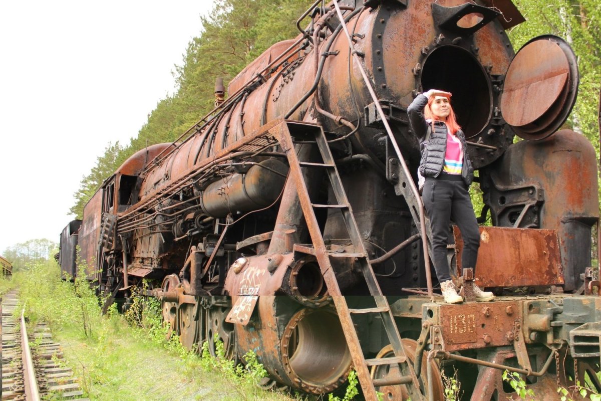 Шумково кладбище Паровозов