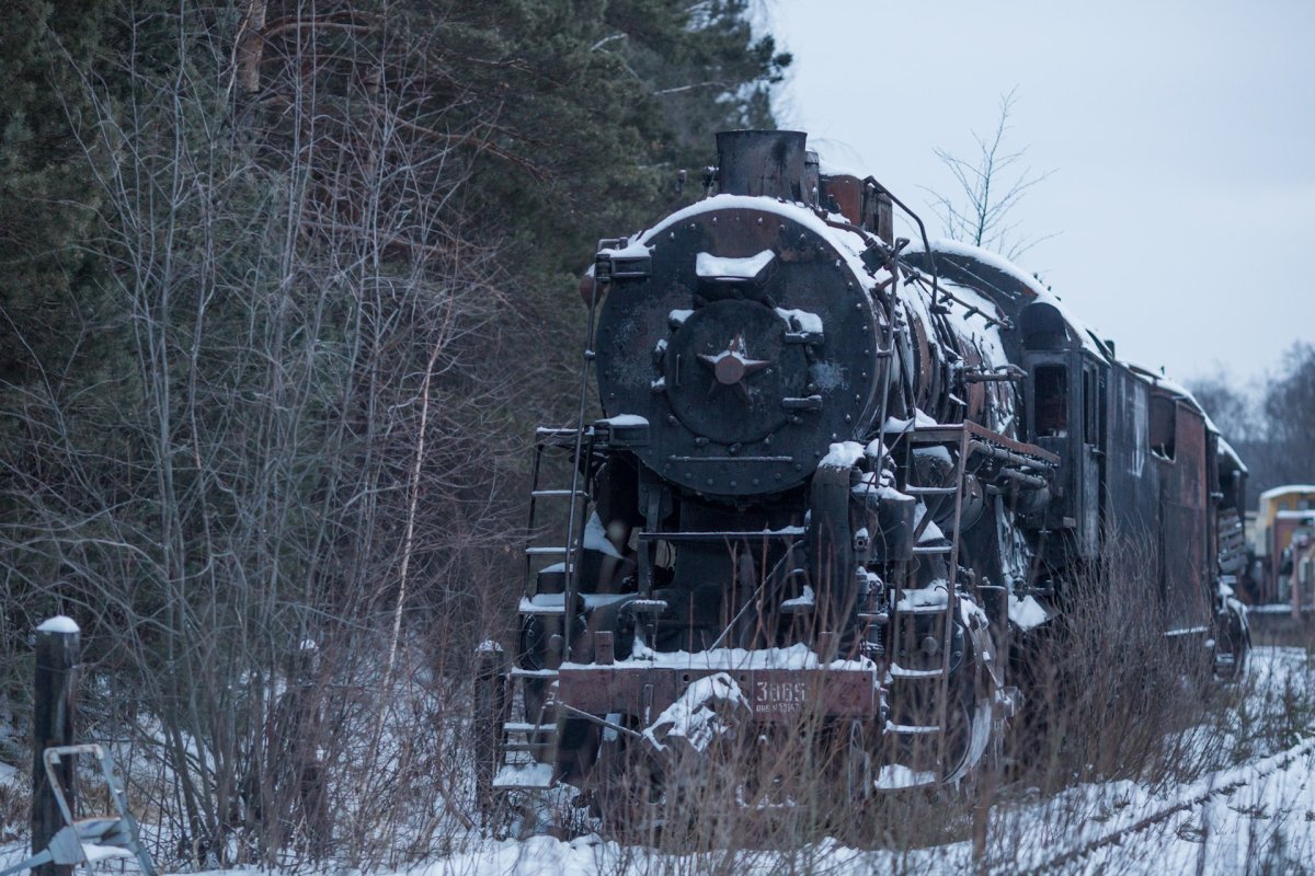 Паровозное кладбище Пермский край