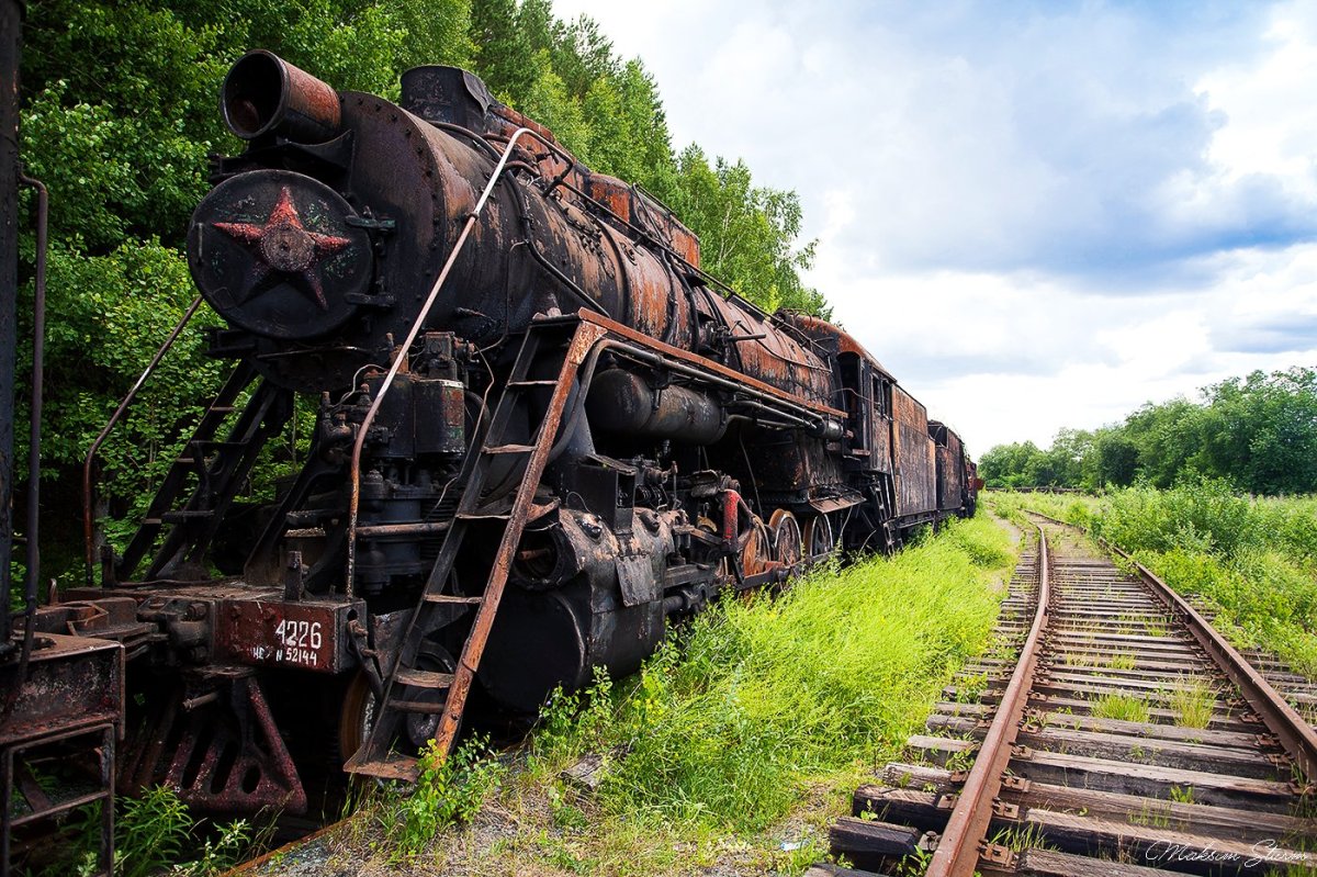 Кишерть кладбище Паровозов