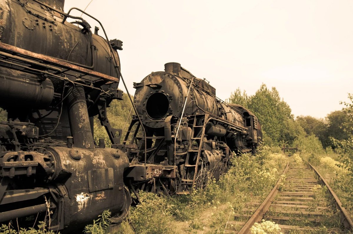 Кладбище Паровозов Лебяжье