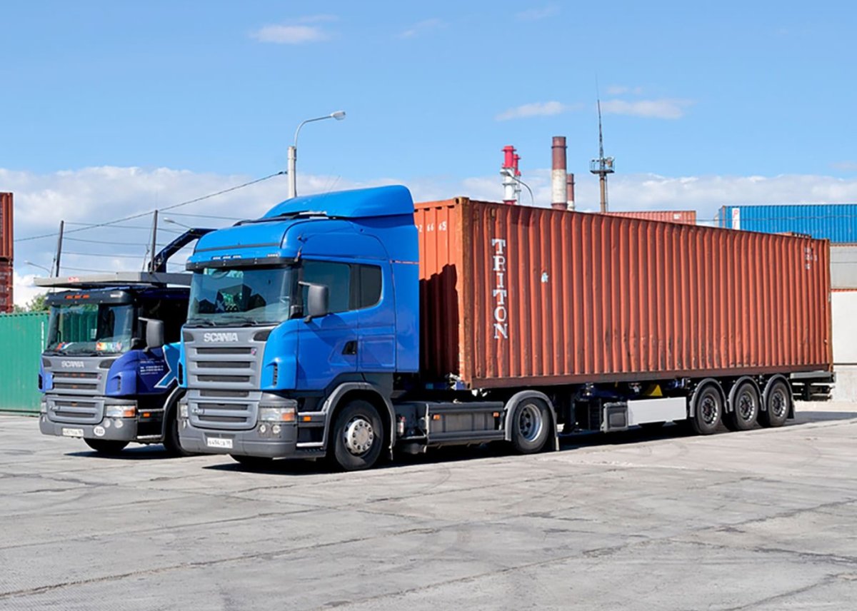 Скания контейнеровоз