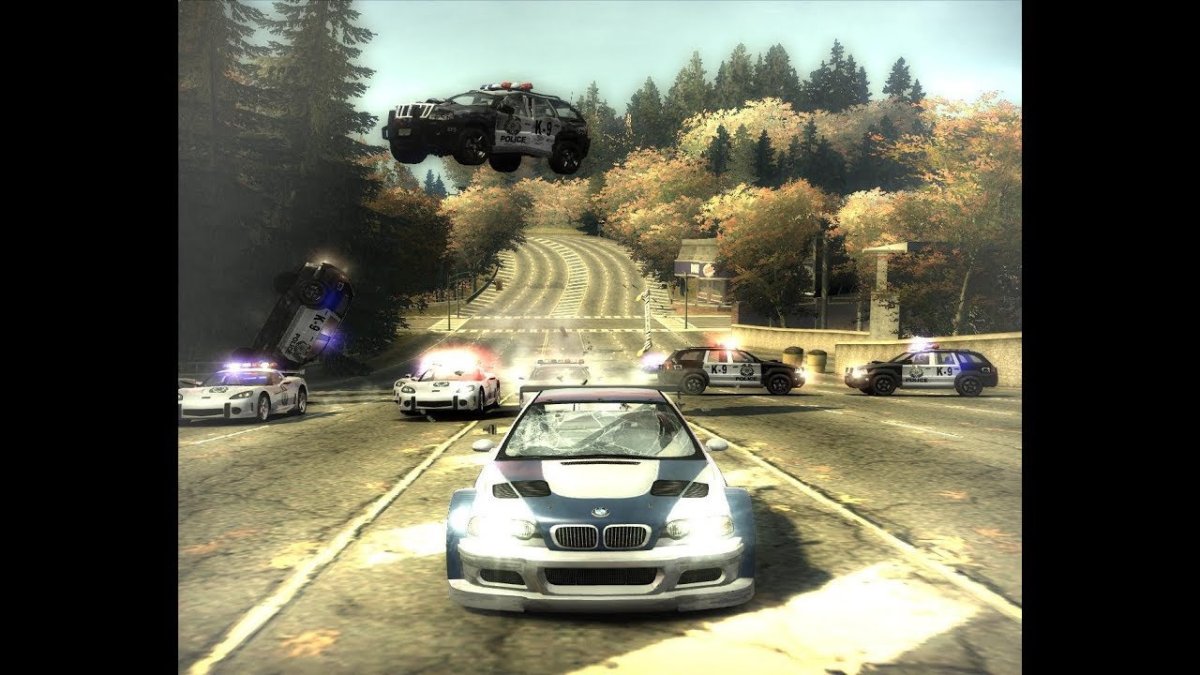 NFS MW 2005 погоня