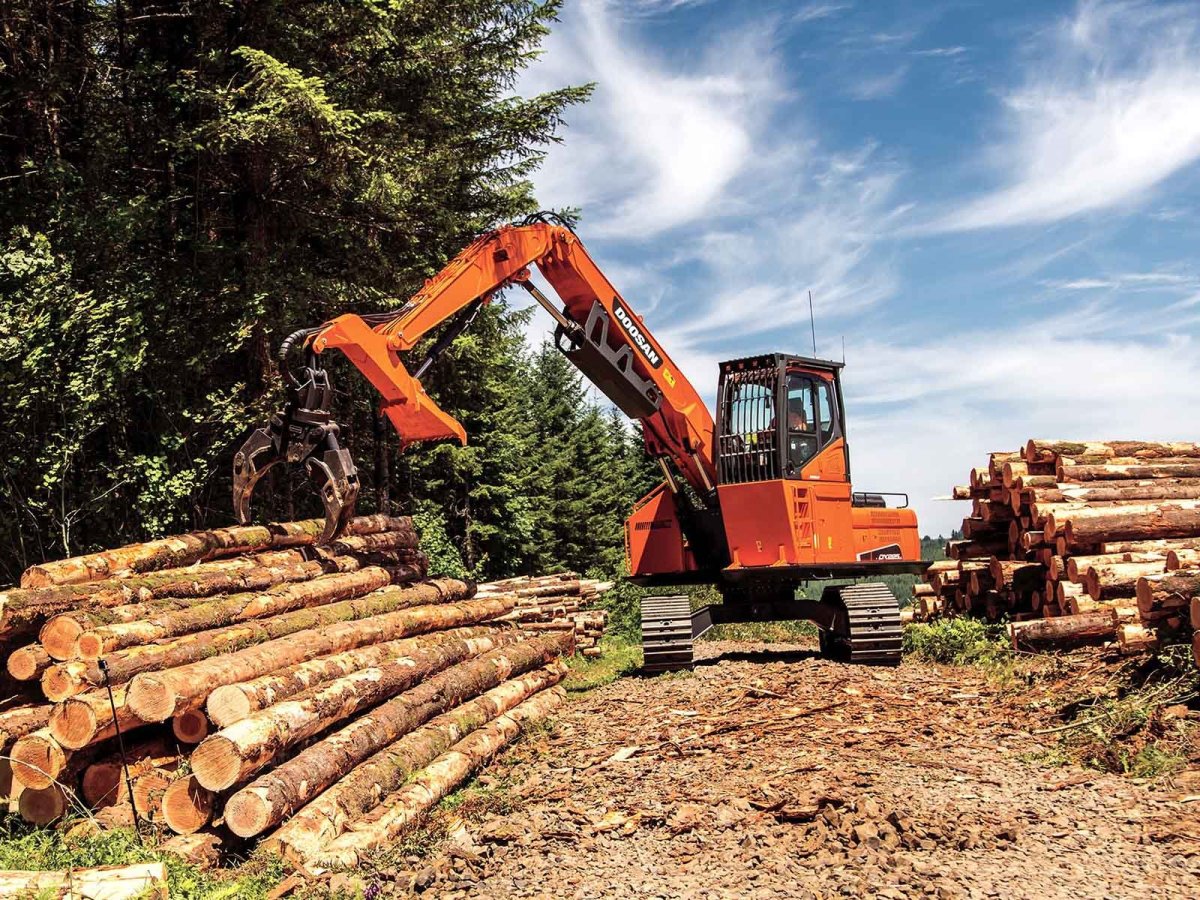 Гусеничный перегружатель Doosan dx225ll