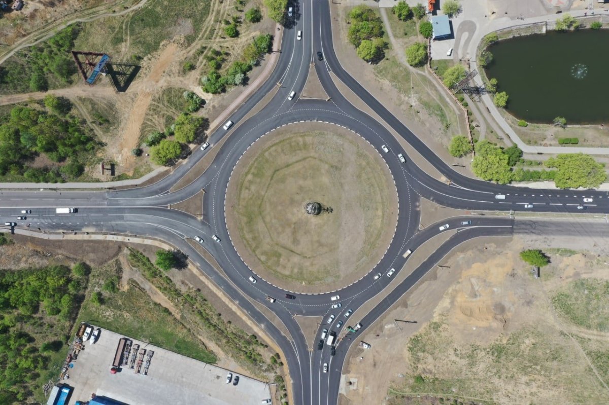 Кольцевая развязка на Калинина в Благовещенске