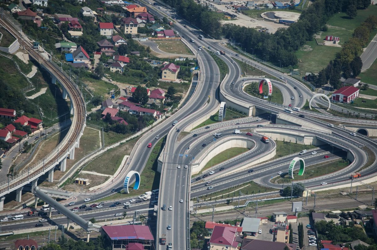 Сочинская трасса Адлер Сочи