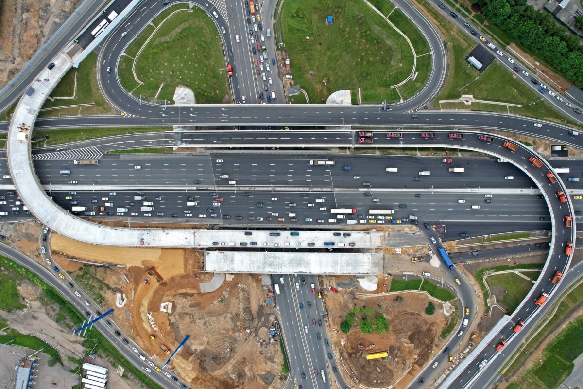 Развязка МКАД Осташковское шоссе